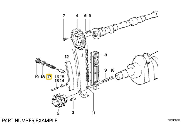 Chain Tensioner Compression Spring – 11310731115