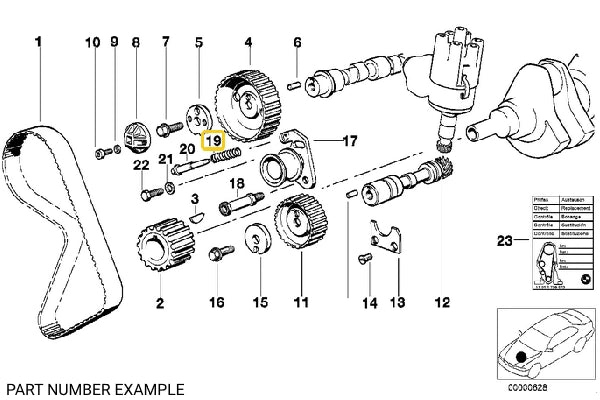 Timing Belt Tension Spring – 11311267746