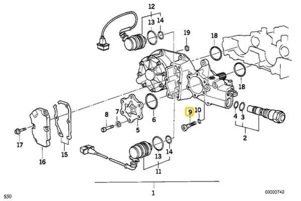 BMW Filter Screw Vanos - 11361401973