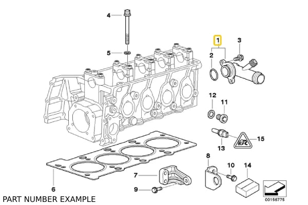 Coolant Flange Connector - 11531708808