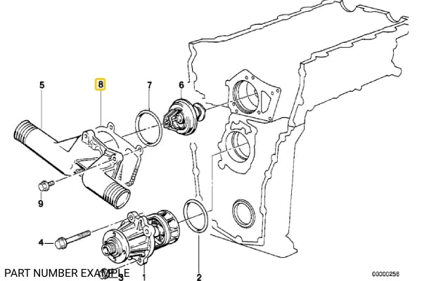 Thermostat Housing Gasket - M42 – 11531721172