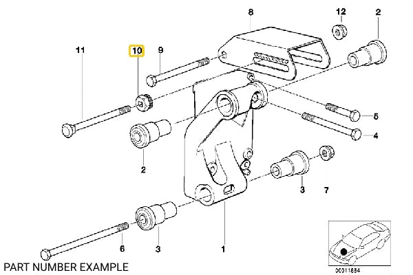 Alternator Tensioner Nut – 12317677914