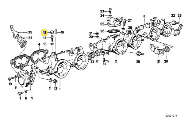 Blue Cap for Throttle Adjustment Screw - 13111265510