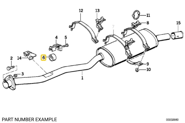 Rubber Exhaust Hanger  – 18211105635