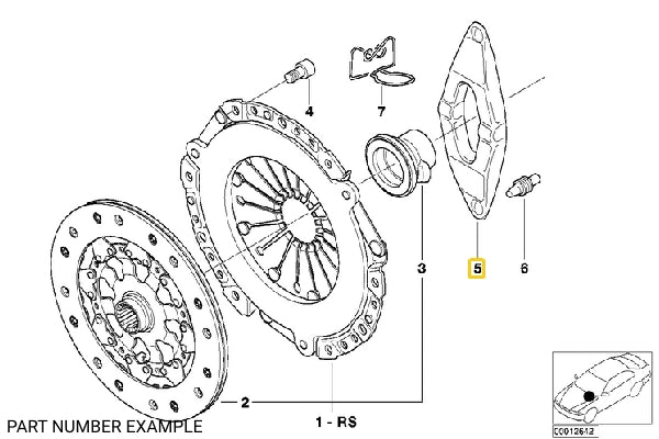 Clutch Fork Release Lever  – 21511223302