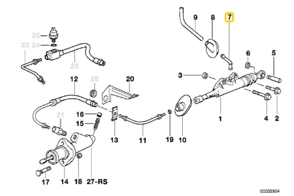 Clutch Master Cylinder Line Connector – 21521161628