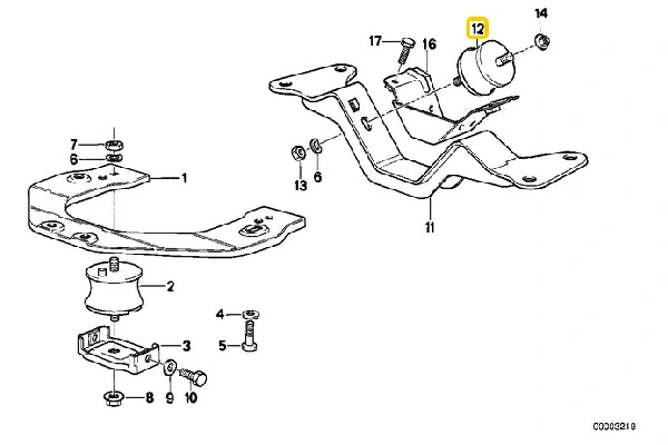 E34 Transmission Mounting Bush (Fast Road, Motorsport)