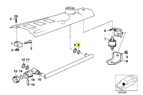 Plastic Spacer Washer - 25111220439