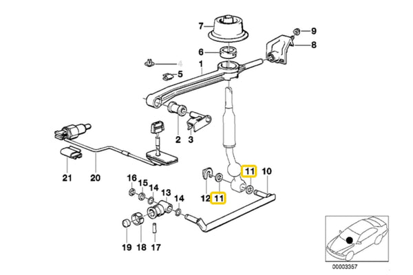 Plastic Spacer Washer - 25111220439