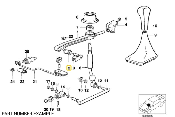 Gear Shift Lever Bush – 25117519669