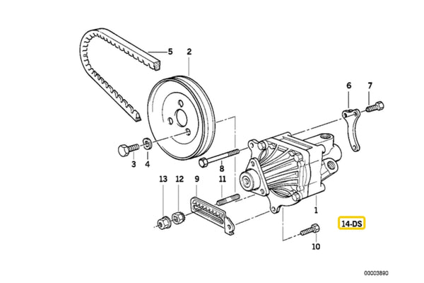 ZF Power Steering Gasket Kit - 32411135880