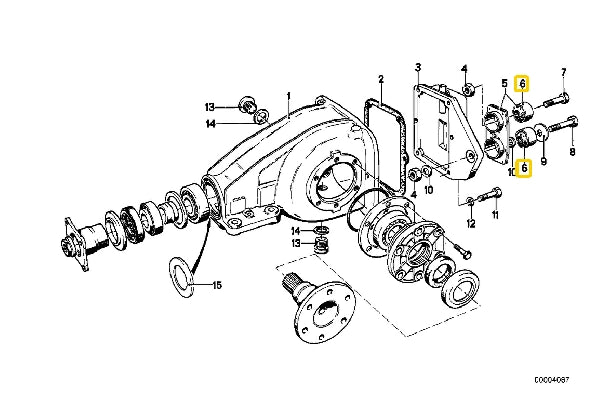 E21 (1975-78) Rear Diff Mounting Bush