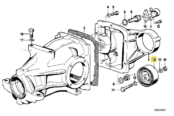 E30 Rear Diff Mounting Bush