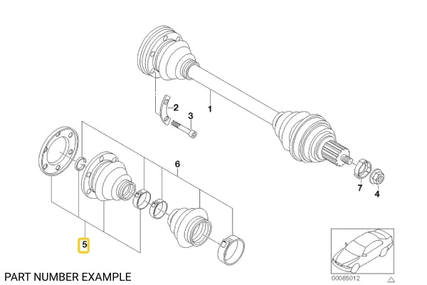 CV Boot Repair Kit Inner  – 33219067895