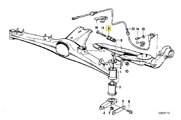 E30 Rear Trailing Arm Bush