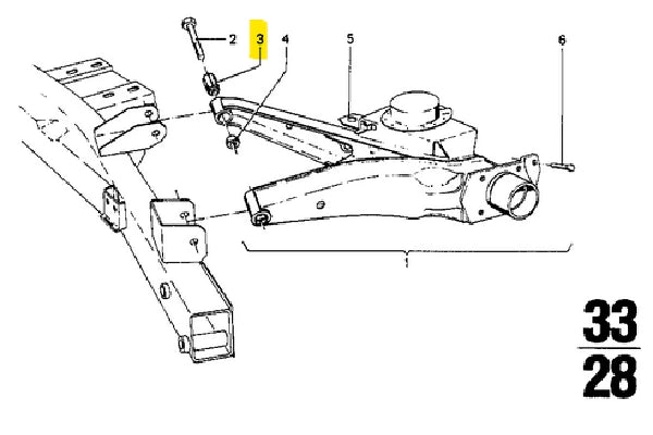 1502-2002 Rear Trailing Arm Bush