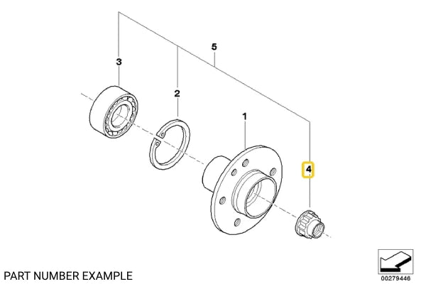 Axle Nut M24 x 1.5 – 33411132565