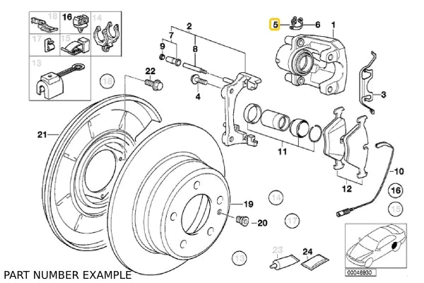 Brake Caliper Bleeder Valve - 34111153197