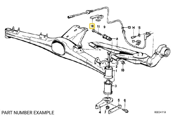 ABS Wheel Speed Sensor Retainer – 34521154232