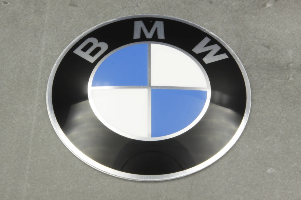 BMW Adhesive Wheel Emblem 70mm - 36131122132 - E12, E28, E34, E24, E23, E32