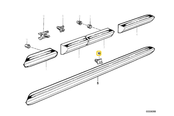 Rocker Panel Clamp - 51131932865