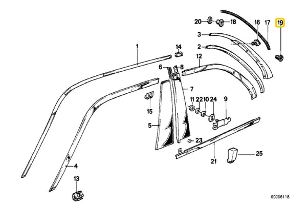 Grommet for Trims / Emblems - 51141902279