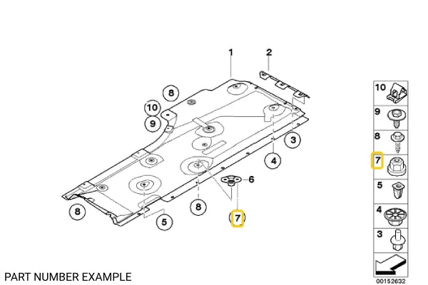 Plastic Cap Nut with Washer – 51161943122