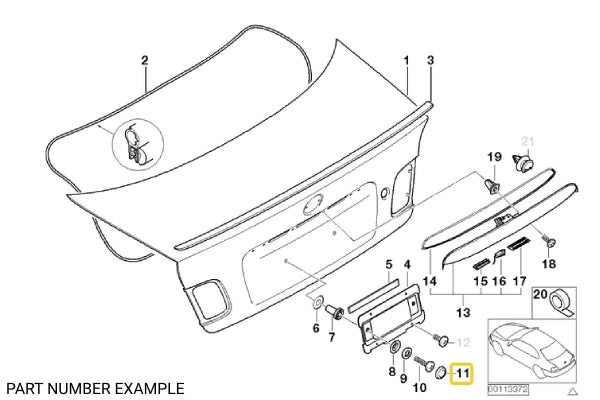 Screw Covering Cap – 51181823474