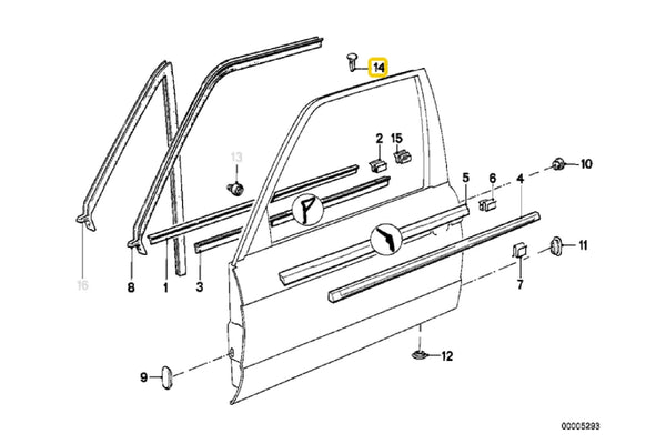 BMW Clamp / Push Pin - 51221856946