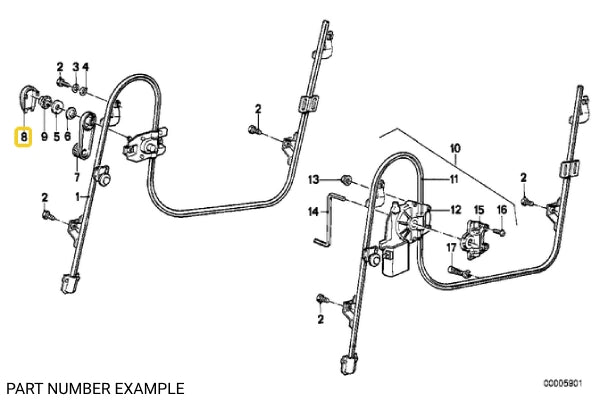 Window Winder Handle Cap – 51321906497