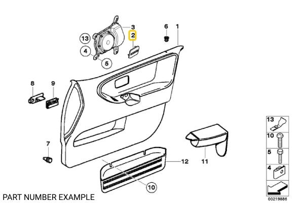 Airbag Trim Cover - Right – 51418413216