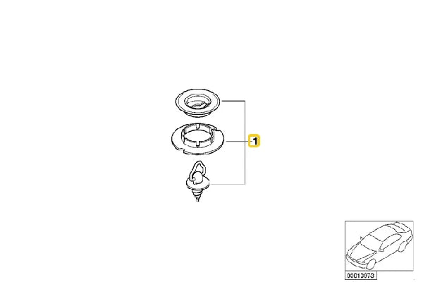 Floor Mat Carpet Locks / Clips - 51471919171