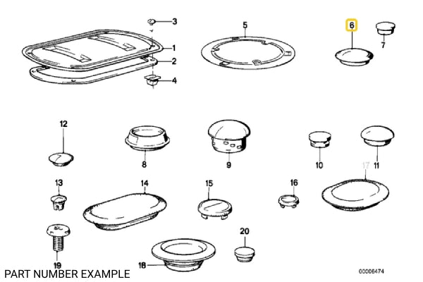 Blind Plug (D=23mm) – 51711904843