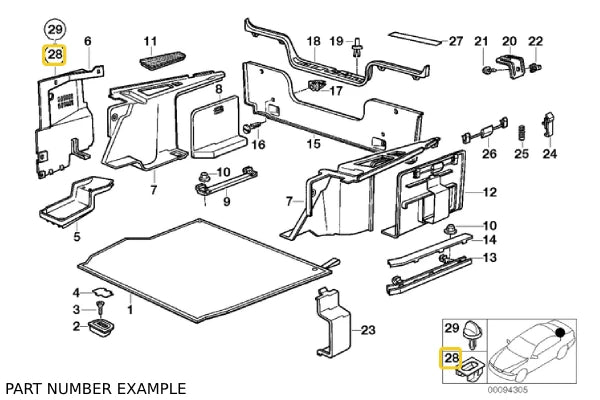 Interior Locking Clamp - 51711916199