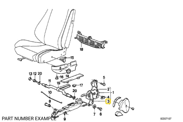 Seat Adjustment Strut / Lift Support – 52101965645