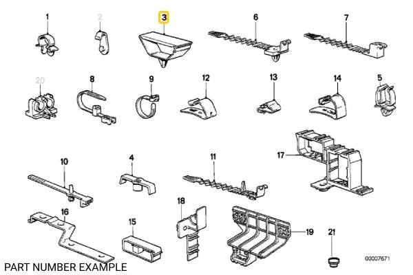 Cable Holder  – 61131370743