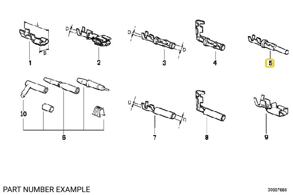 Round Plug-In Contact 2.5mm – 61131376191