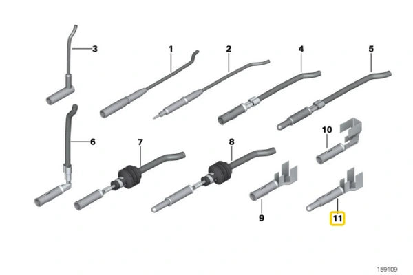 1.0-2.5MM Round Plug In Connector - 61131376193