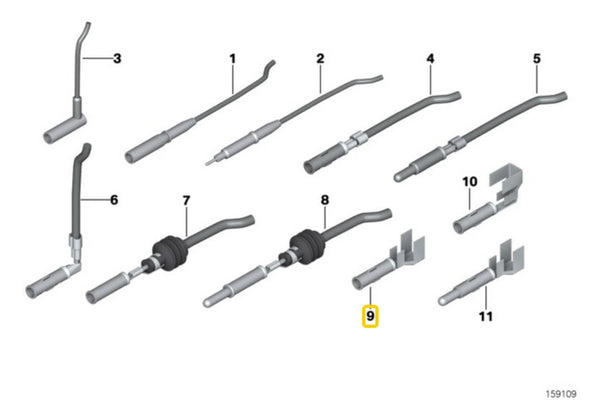 0.5-1.0MM Snap-In Receptacle / Straight - 61131376202