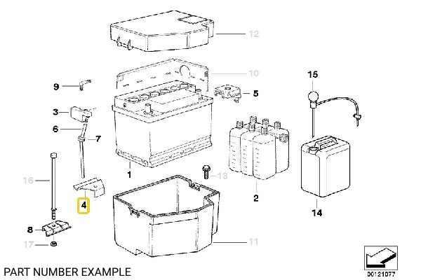 Battery Hold Down Clamp – 61217631587