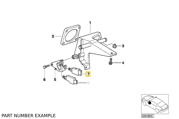 Brake Light Switch 2 Pin - 61318360420