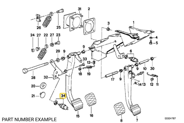 Cruise Control Cut Out Switch – 61318360421