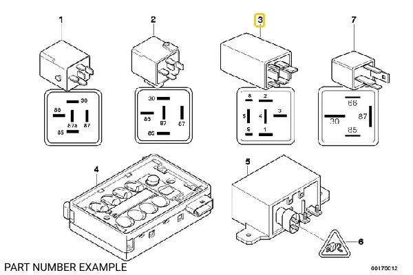 Windscreen Wiper Motor Relay – 61368384505