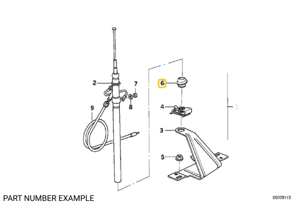 Antenna Outer Grommet - 65211376008