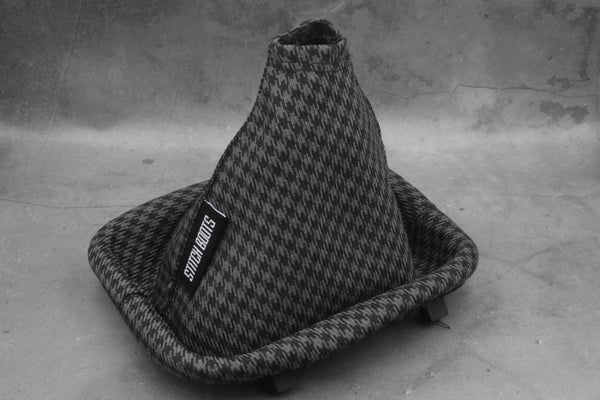 Charcoal Houndstooth Shift Boot