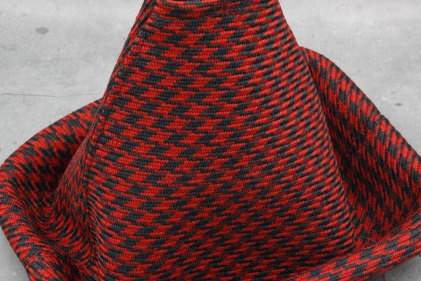 Red Houndstooth Shift Boot