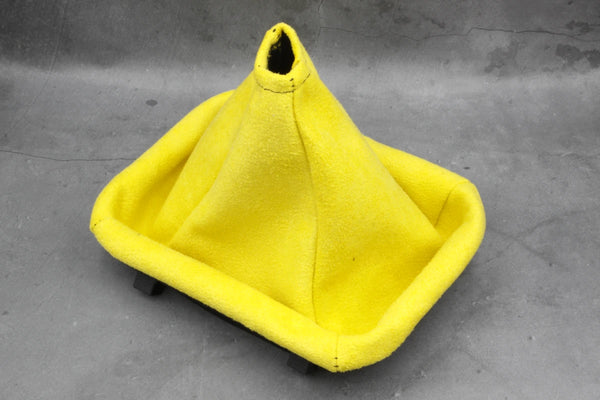 Yellow Suede Shift Boot